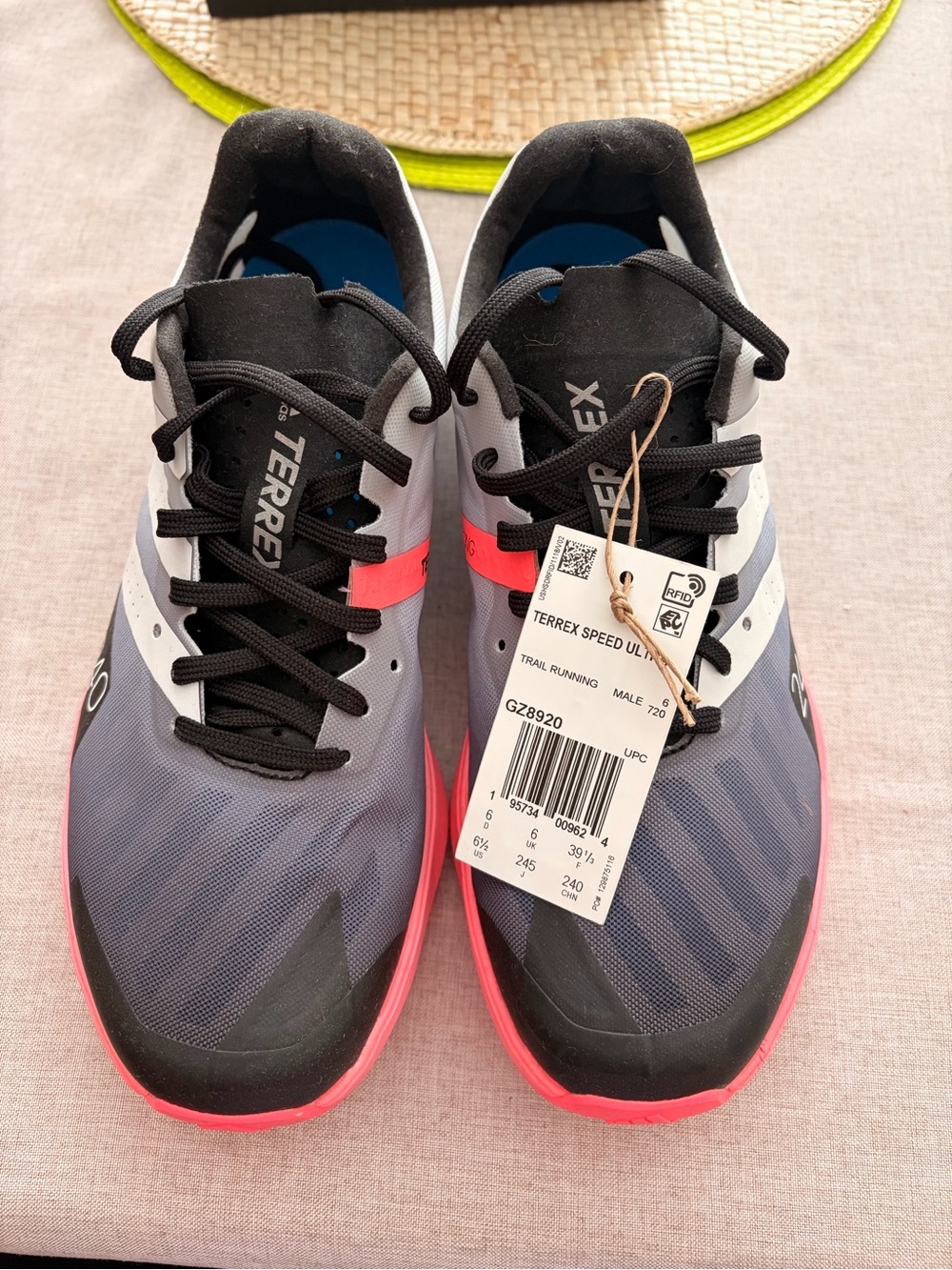 Adidas Terrex Speed Ultra Men’s Trail Shoes - Black & Pink